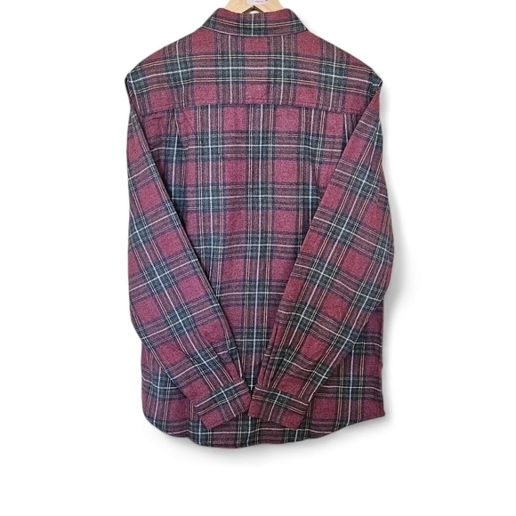 NWT Weatherproof Vintage‎ Men's Plaid Flannel Shirt Button Up Red Yellow Size S - Picture 2 of 11